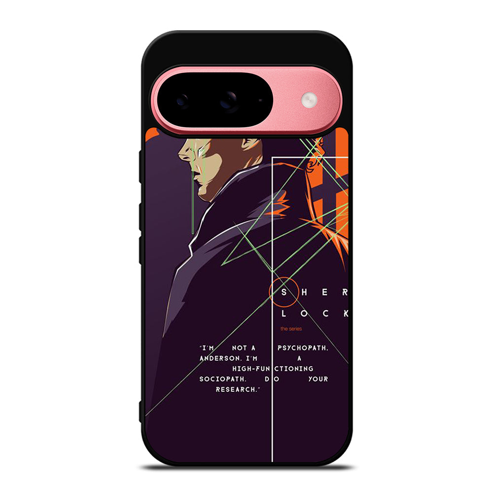 SHERLOCK HOLMES CARTOON Google Pixel 9 Case Cover