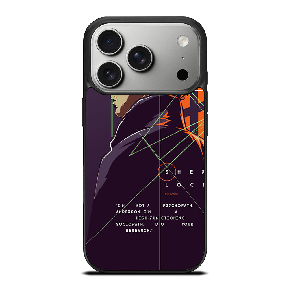 SHERLOCK HOLMES CARTOON iPhone 17 Pro Case Cover