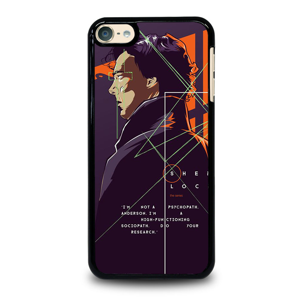 SHERLOCK HOLMES CARTOON iPod Touch 6 Case Cover