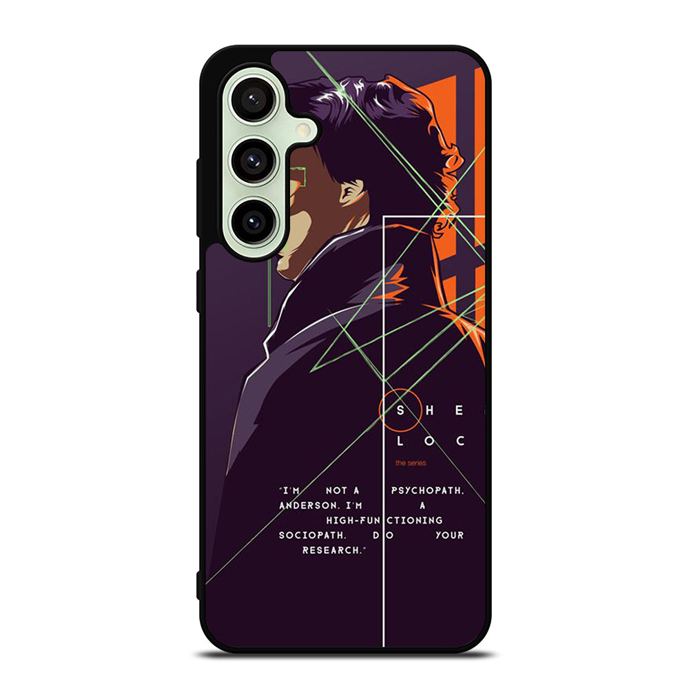 SHERLOCK HOLMES CARTOON Samsung Galaxy S24 FE Case Cover