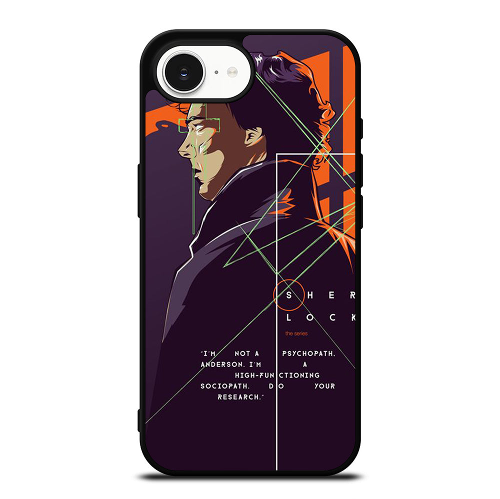 SHERLOCK HOLMES CARTOON iPhone 16e Case Cover