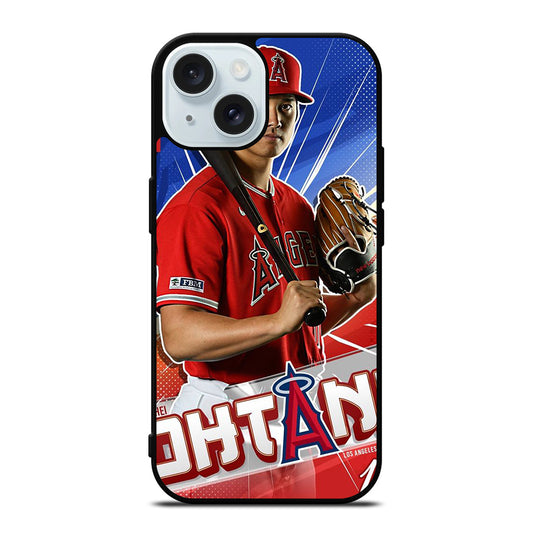 SHOHEI OHTANI LOS ANGELES ANGELS 2 iPhone 15 Case Cover