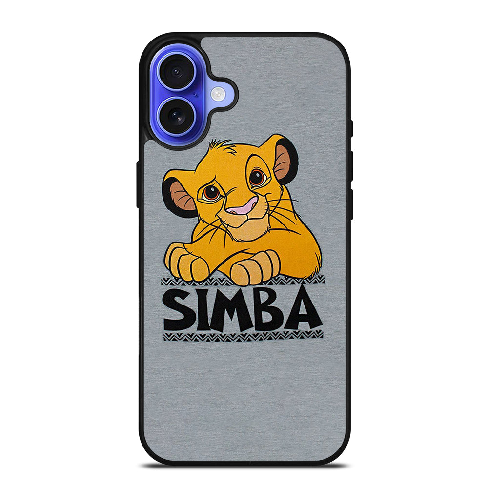 SIMBA LION KING DISNEY CARTOON 2 iPhone 16 Case Cover