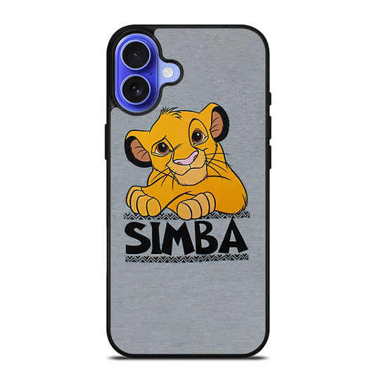 SIMBA LION KING DISNEY CARTOON 2 iPhone 16 Case Cover