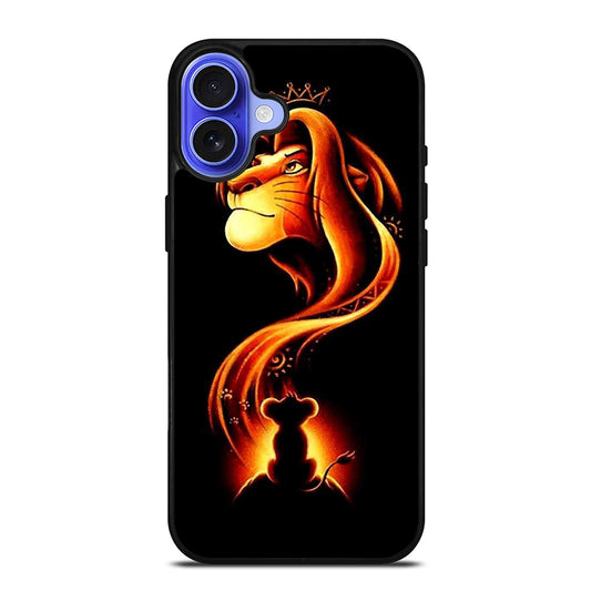SIMBA LION KING DISNEY CARTOON iPhone 16 Case Cover