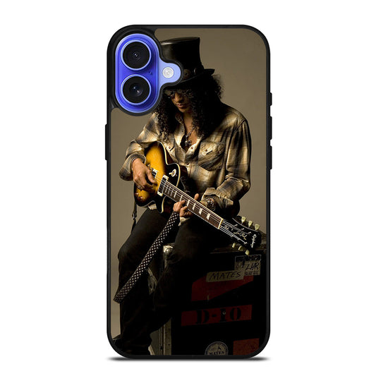 SLASH G N R ROCK BAND 1 iPhone 16 Case Cover