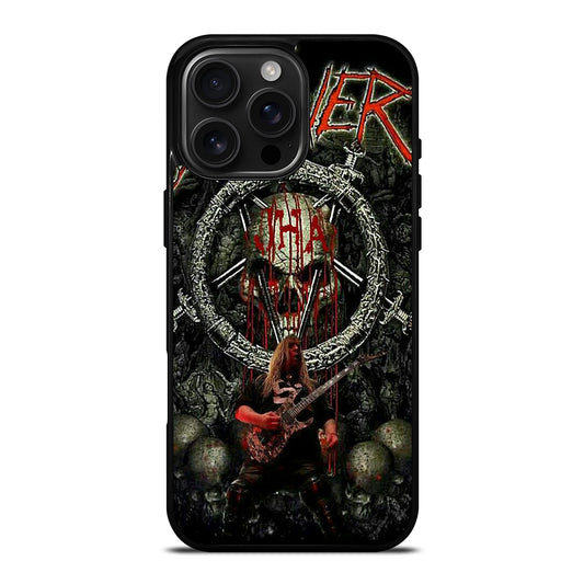 SLAYER BAND METAK SKULL LOGO iPhone 16 Pro Max Case Cover