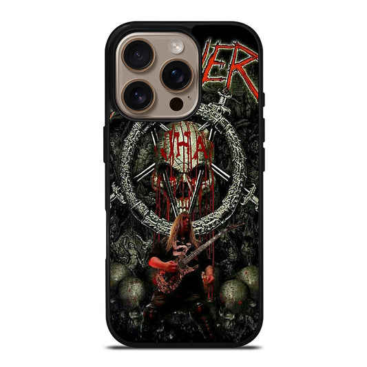 SLAYER BAND METAK SKULL LOGO iPhone 16 Pro Case Cover