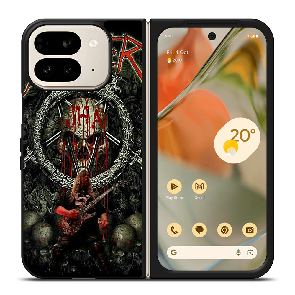 SLAYER BAND METAK SKULL LOGO Google Pixel 9 Pro Fold Case Cover
