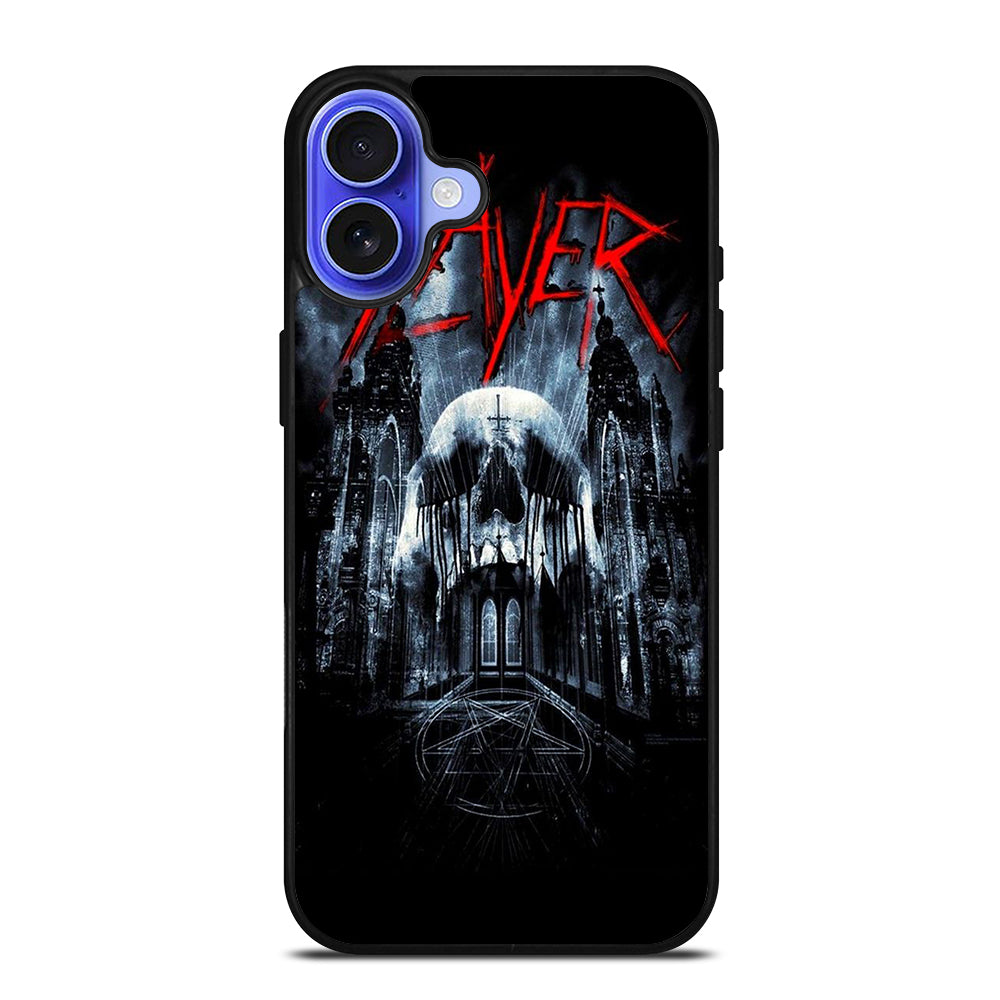 SLAYER BAND METAL BAND LOGO iPhone 16 Case Cover