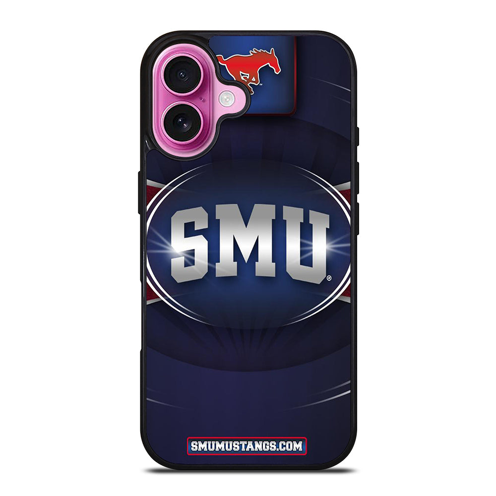 SMU MUSTANGS ICON iPhone 16 Plus Case Cover