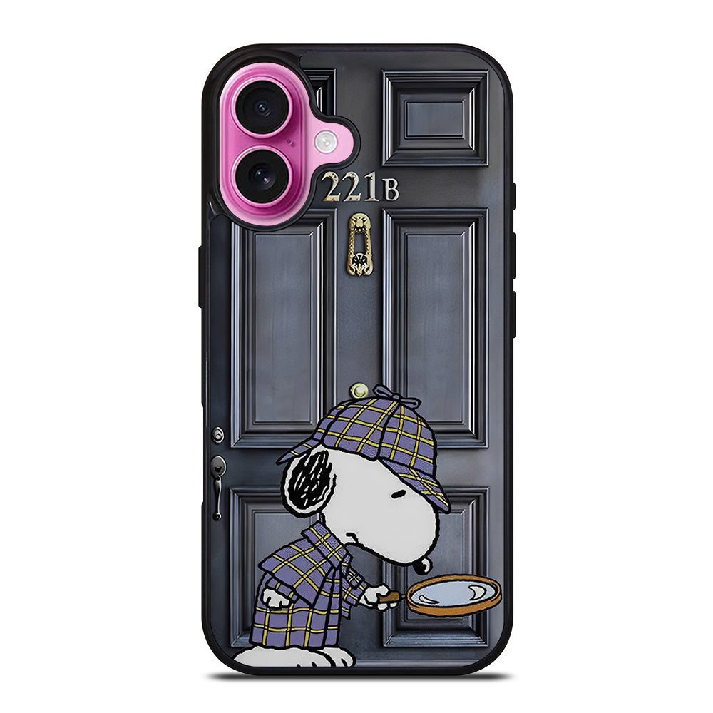 SNOOPY DOG DETECTIVE iPhone 16 Plus Case Cover