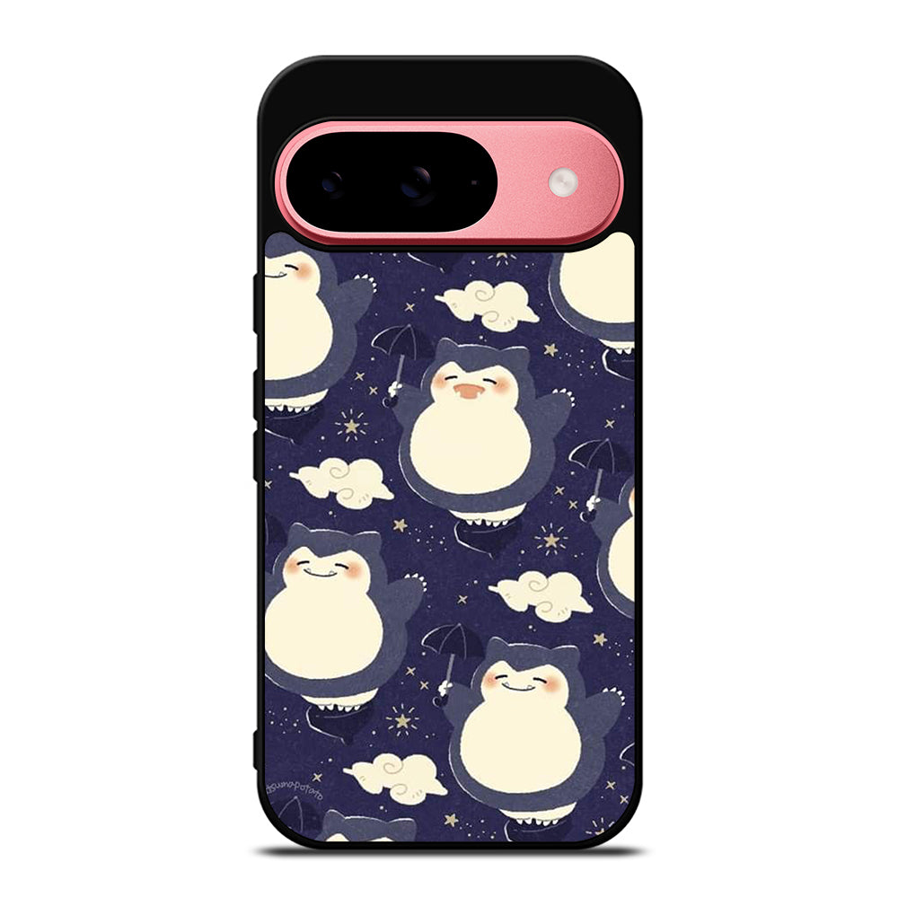 SNORLAX CUTE POKEMON COLLAGE Google Pixel 9 Case Cover