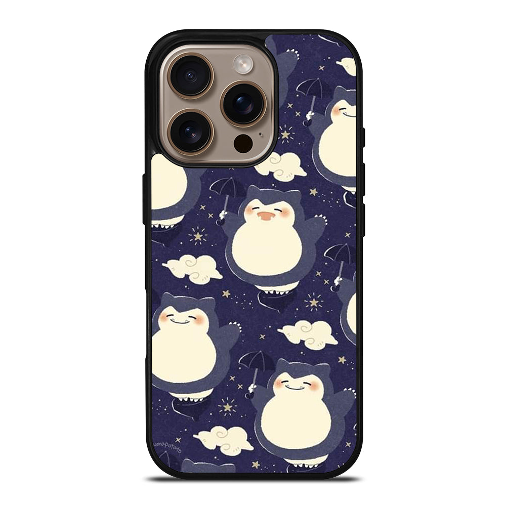 SNORLAX CUTE POKEMON COLLAGE iPhone 16 Pro Case Cover