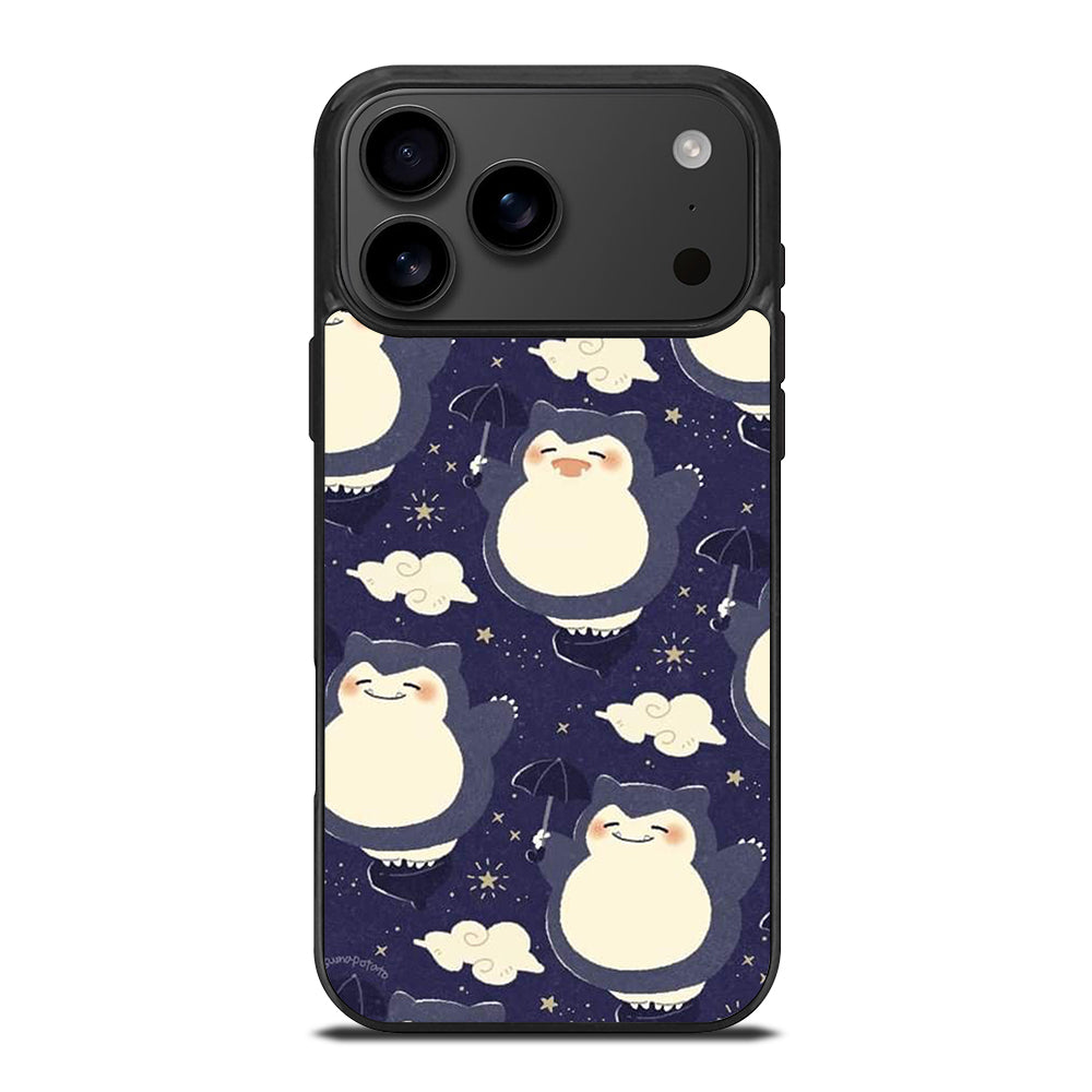 SNORLAX CUTE POKEMON COLLAGE iPhone 17 Pro Max Case Cover