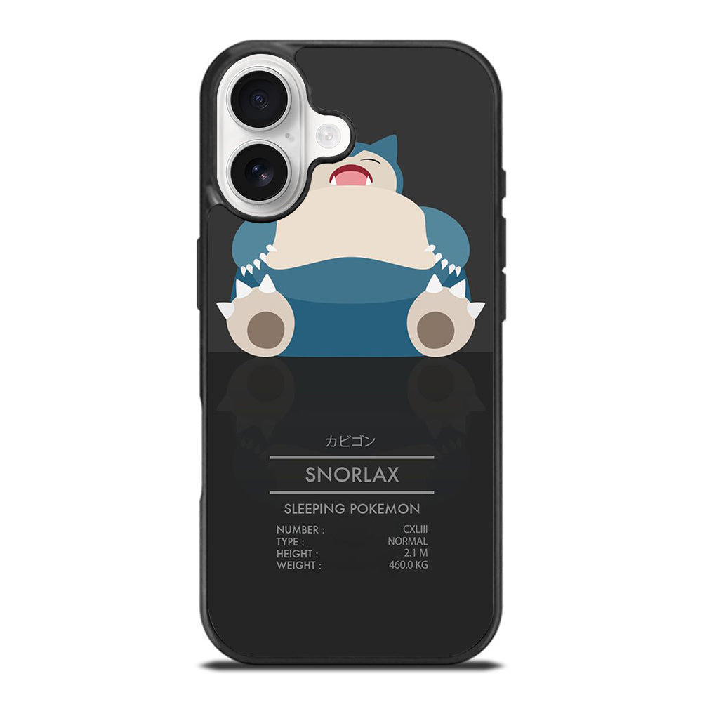 SNORLAX CUTE POKEMON iPhone 17 Case Cover