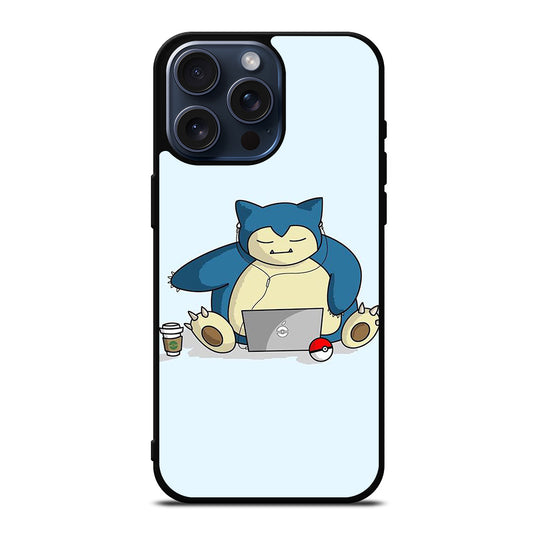 SNORLAX KABIGON POKEMON ANIME iPhone 15 Pro Max Case Cover