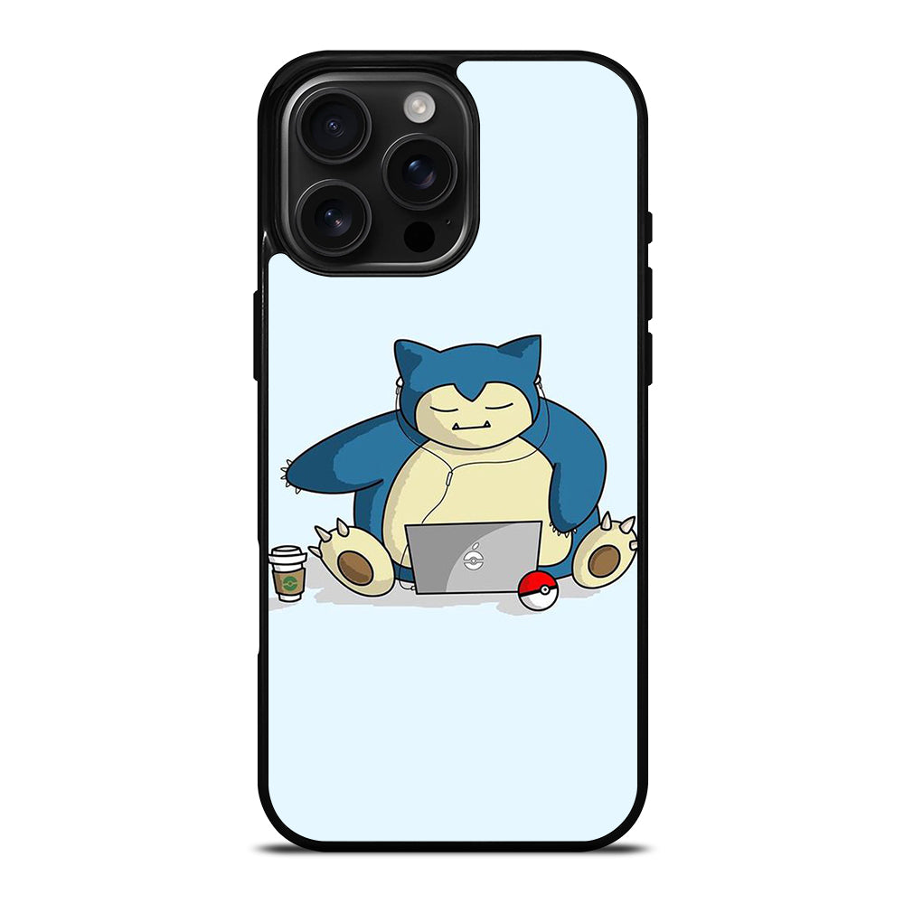 SNORLAX KABIGON POKEMON ANIME iPhone 16 Pro Max Case Cover