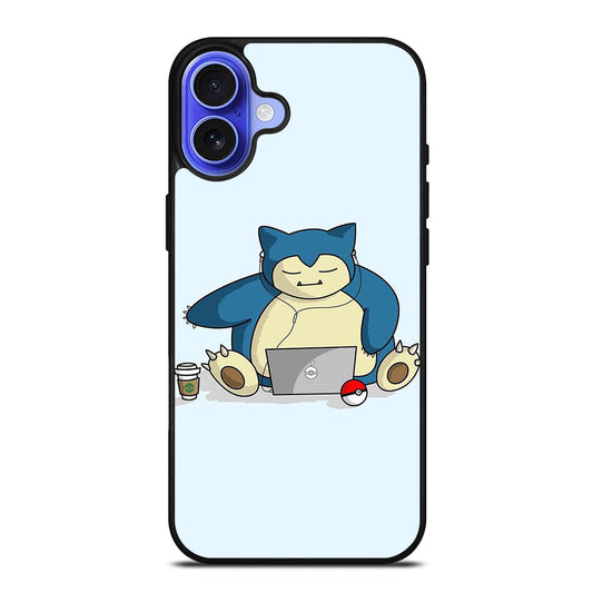 SNORLAX KABIGON POKEMON ANIME iPhone 16 Case Cover