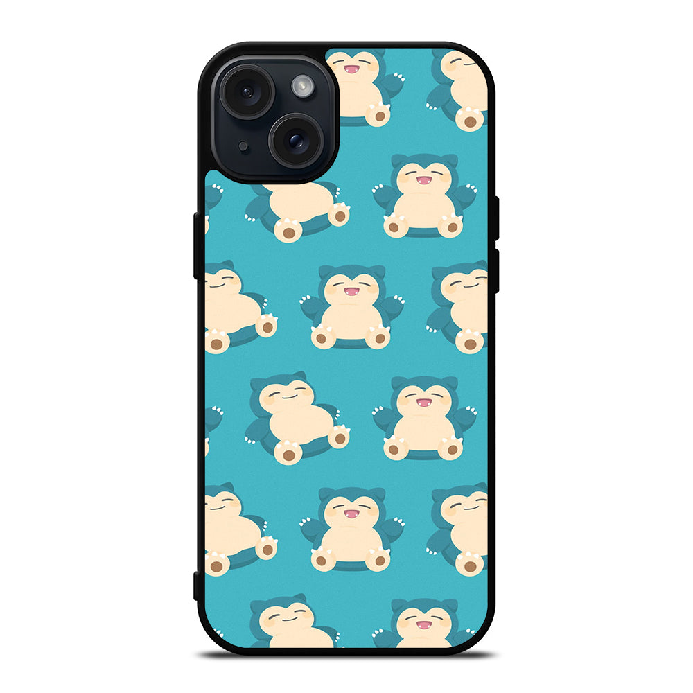 SNORLAX KABIGON POKEMON COLLAGE iPhone 15 Plus Case Cover