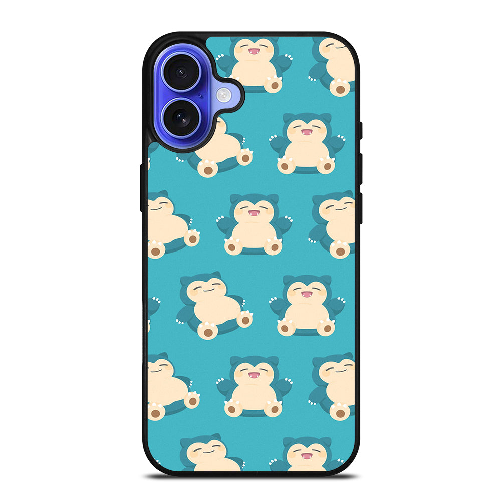 SNORLAX KABIGON POKEMON COLLAGE iPhone 16 Case Cover