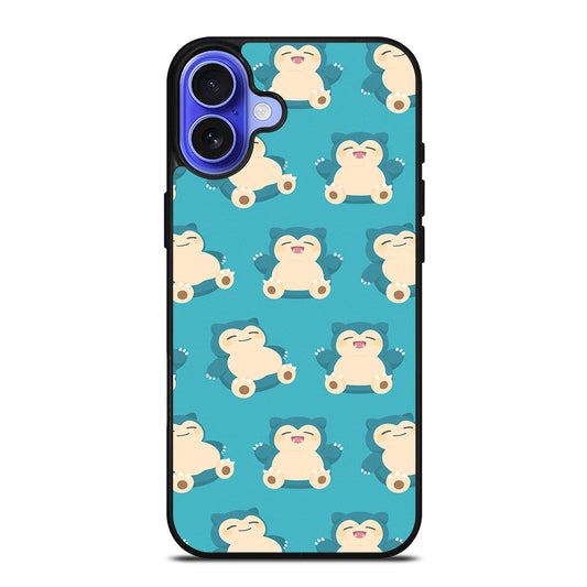 SNORLAX KABIGON POKEMON COLLAGE iPhone 16 Case Cover