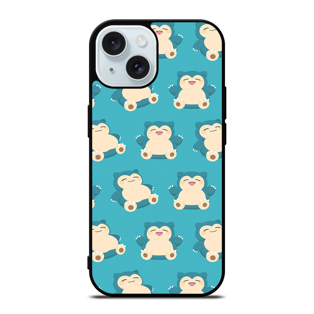 SNORLAX KABIGON POKEMON COLLAGE iPhone 15 Case Cover