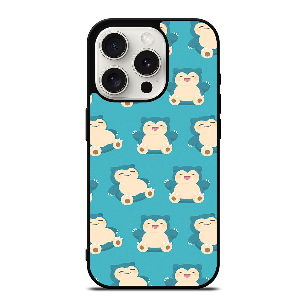 SNORLAX KABIGON POKEMON COLLAGE iPhone 15 Pro Case Cover