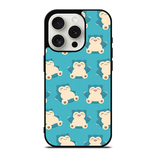 SNORLAX KABIGON POKEMON COLLAGE iPhone 15 Pro Case Cover