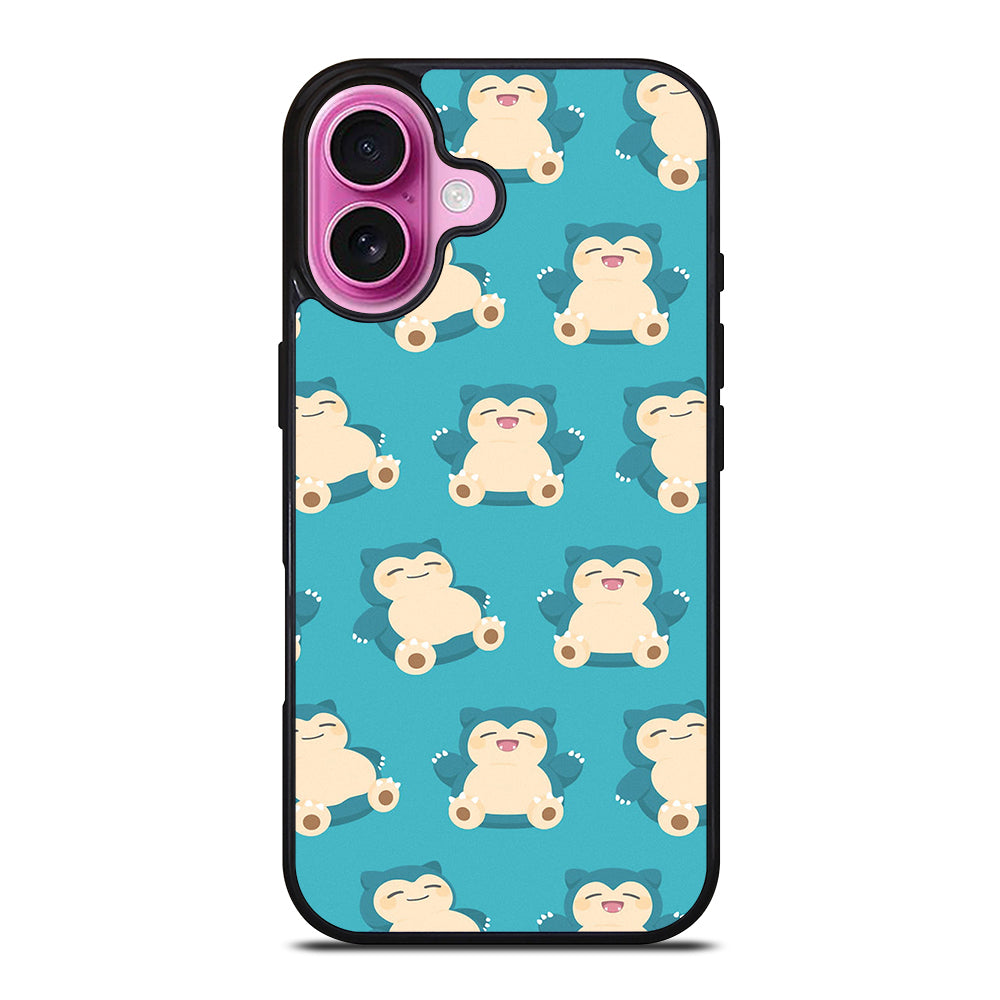 SNORLAX KABIGON POKEMON COLLAGE iPhone 16 Plus Case Cover
