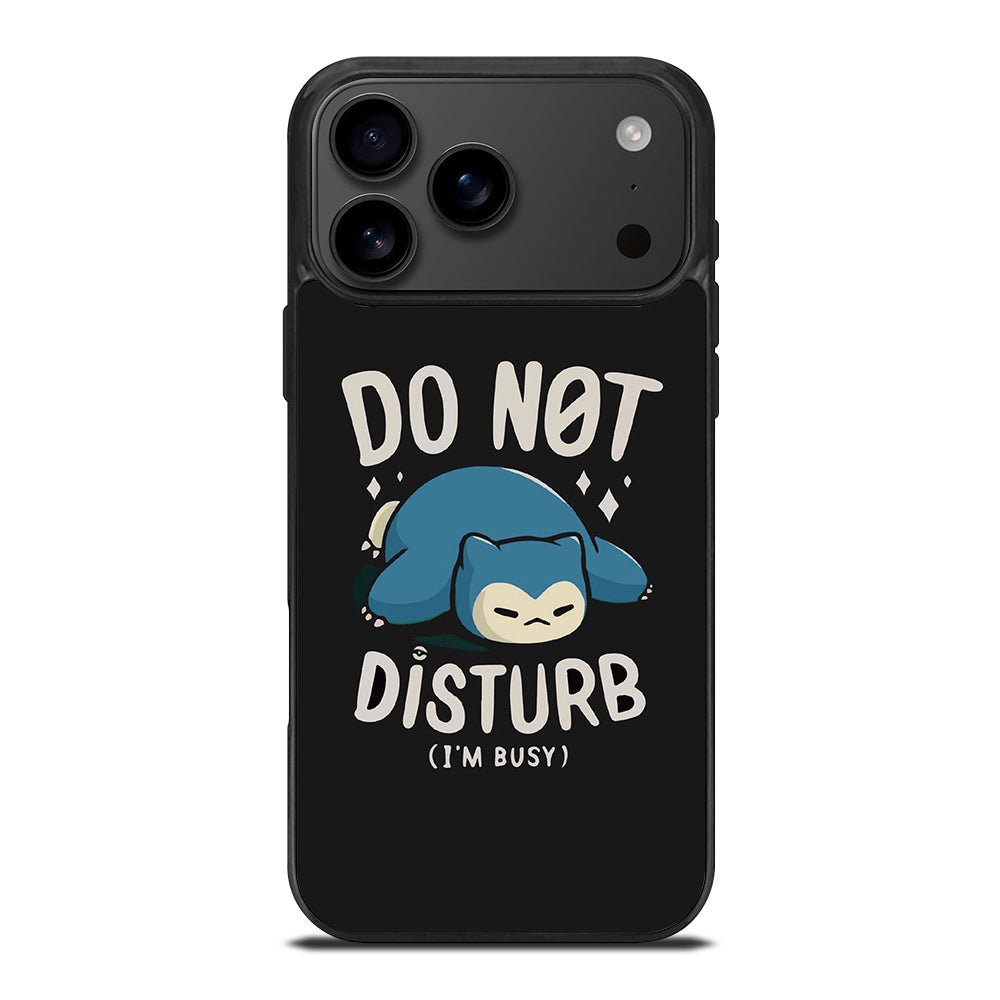 SNORLAX KABIGON POKEMON DO NOT DISTURB iPhone 17 Pro Max Case Cover