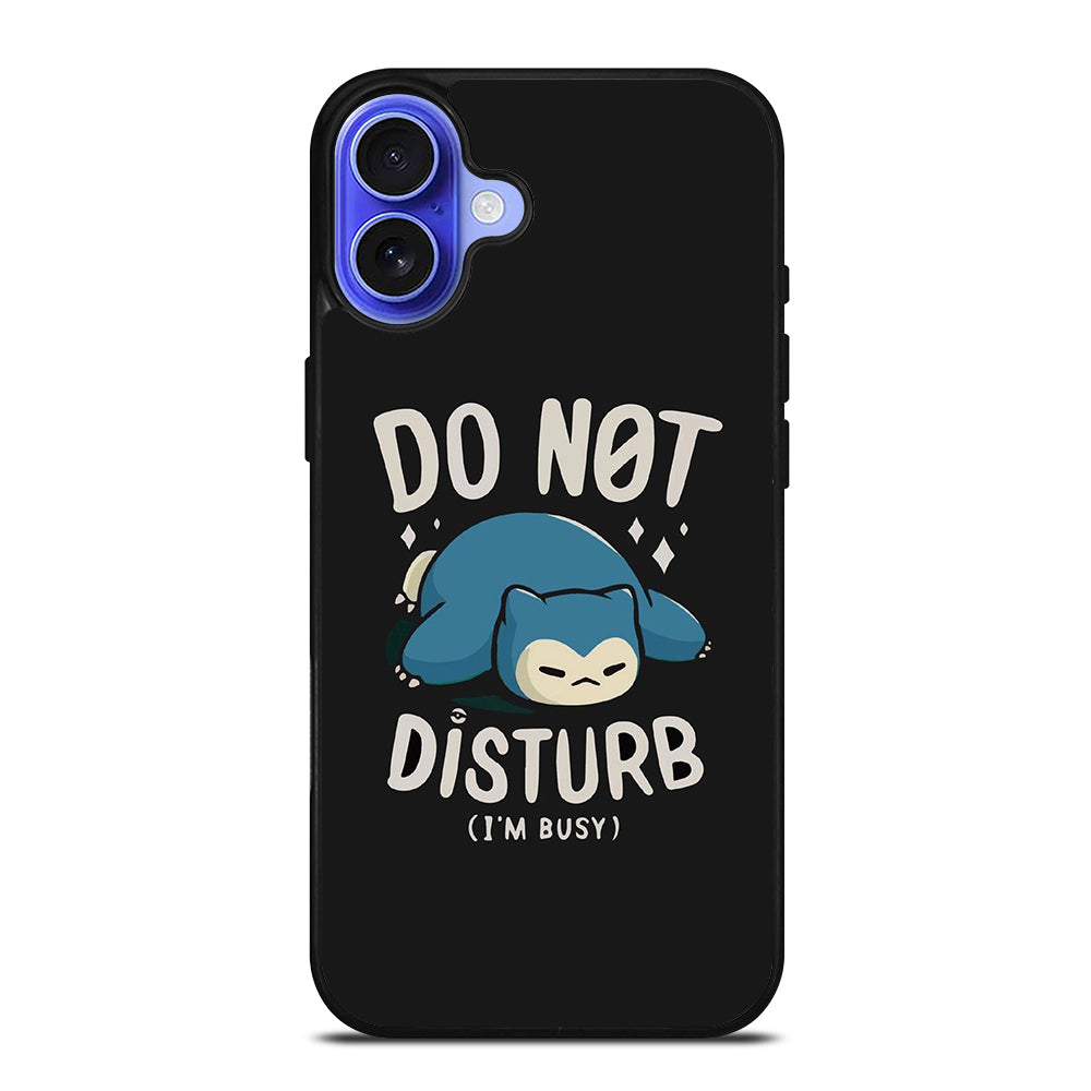 SNORLAX KABIGON POKEMON DO NOT DISTURB iPhone 16 Case Cover