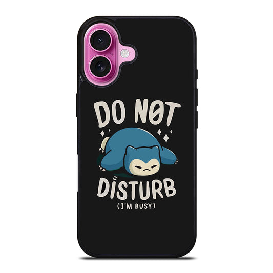 SNORLAX KABIGON POKEMON DO NOT DISTURB iPhone 16 Plus Case Cover