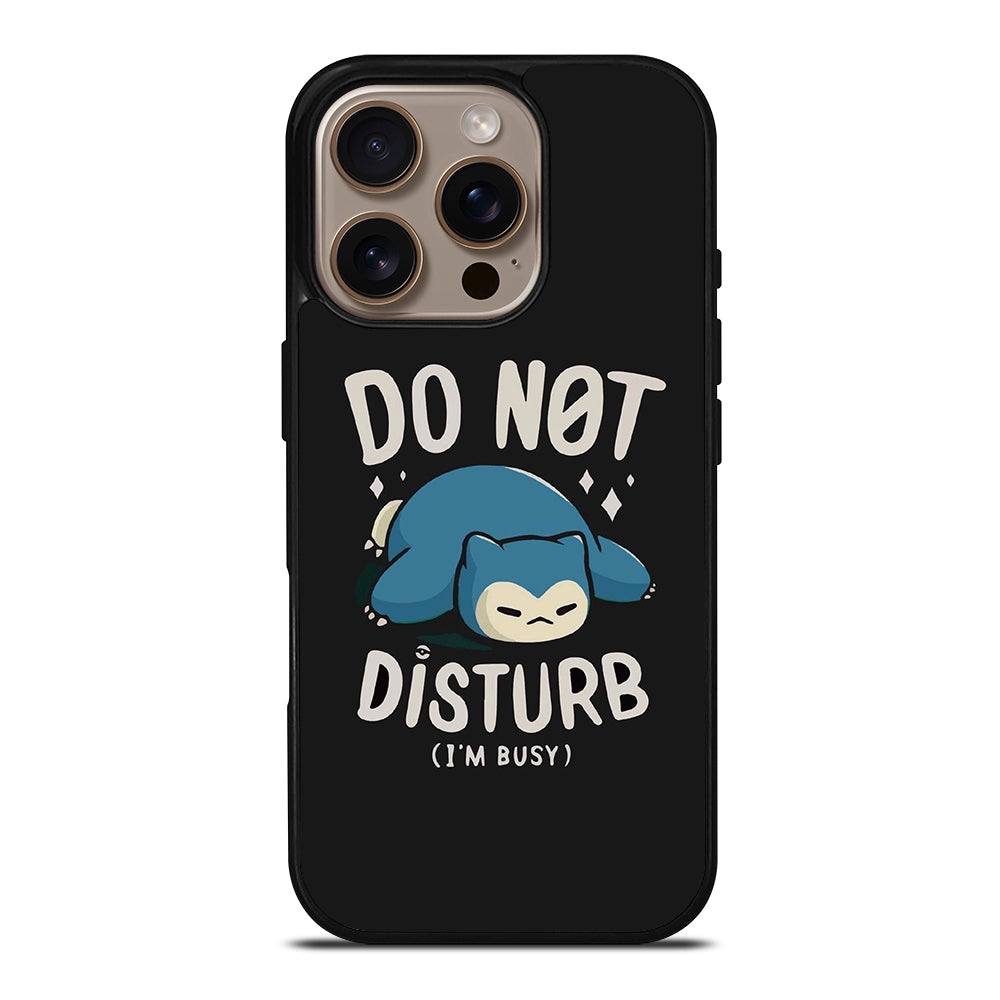 SNORLAX KABIGON POKEMON DO NOT DISTURB iPhone 16 Pro Case Cover