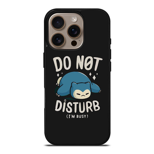 SNORLAX KABIGON POKEMON DO NOT DISTURB iPhone 16 Pro Case Cover