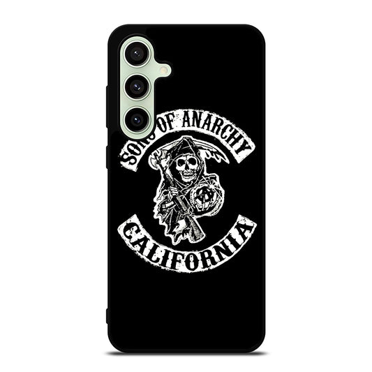 SONS OF ANARCHY BLACK LOGO 2 Samsung Galaxy S24 FE Case Cover