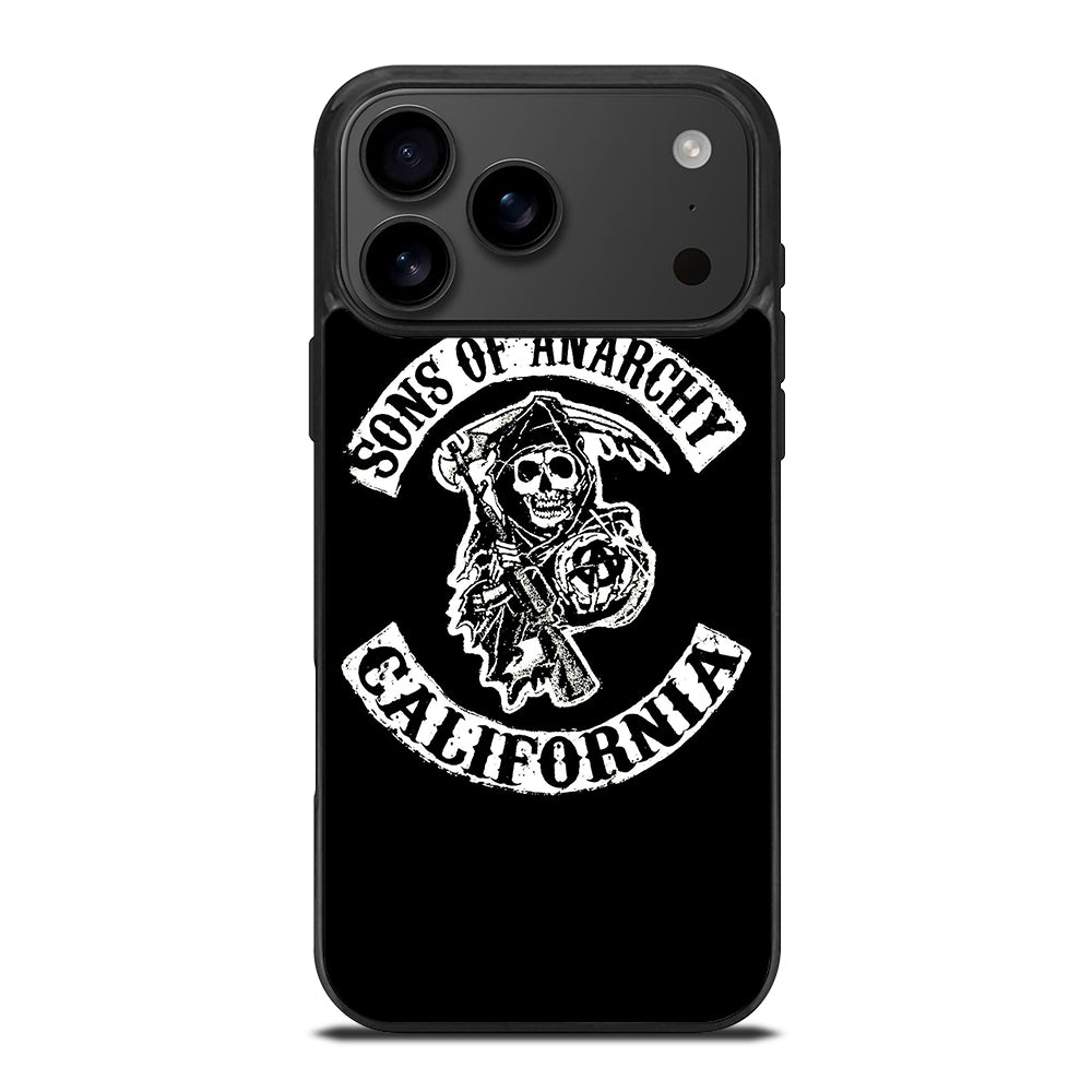 SONS OF ANARCHY BLACK LOGO 2 iPhone 17 Pro Max Case Cover