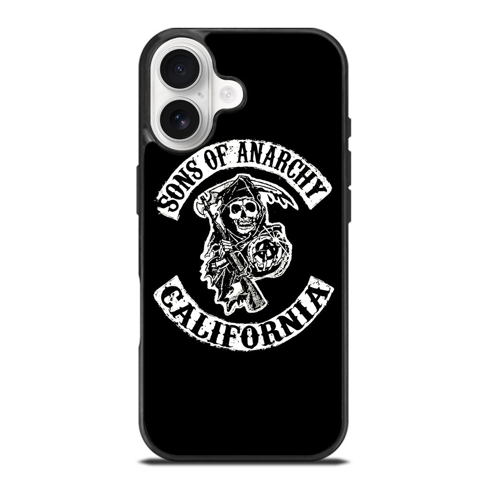 SONS OF ANARCHY BLACK LOGO 2 iPhone 17 Case Cover