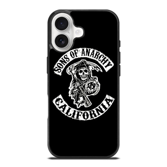 SONS OF ANARCHY BLACK LOGO 2 iPhone 17 Case Cover