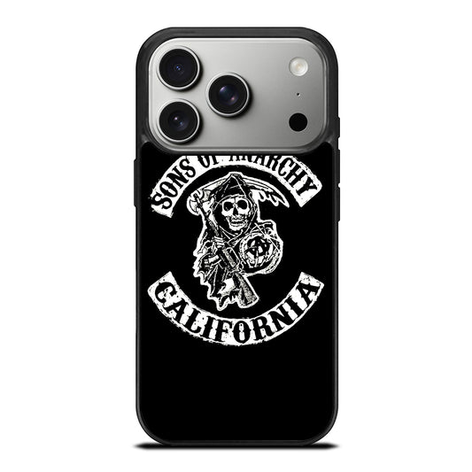 SONS OF ANARCHY BLACK LOGO 2 iPhone 17 Pro Case Cover