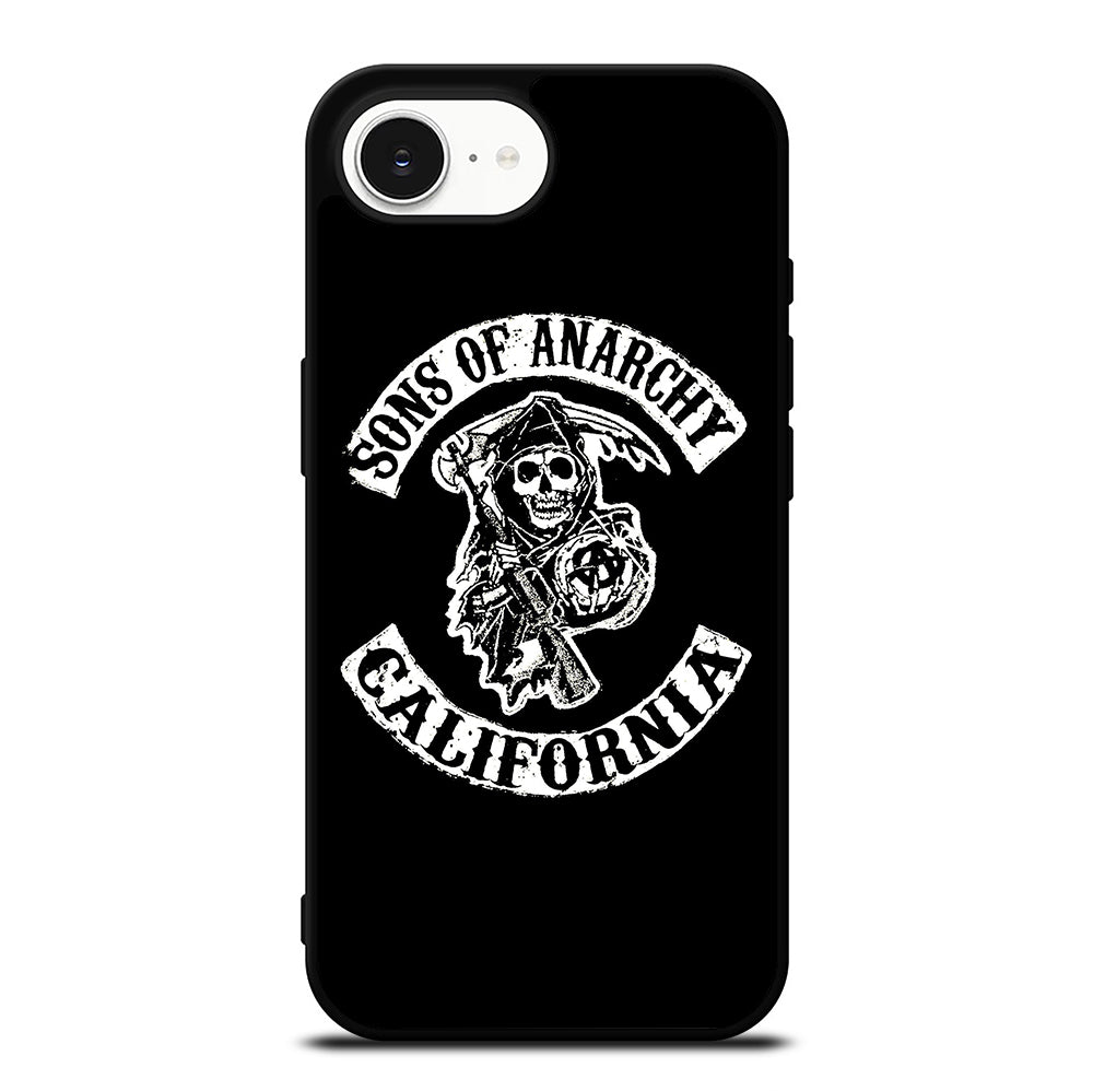 SONS OF ANARCHY BLACK LOGO 2 iPhone 16e Case Cover