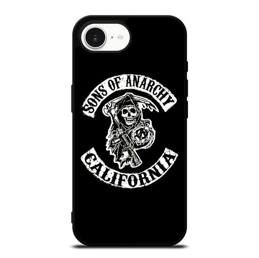 SONS OF ANARCHY BLACK LOGO 2 iPhone 16e Case Cover