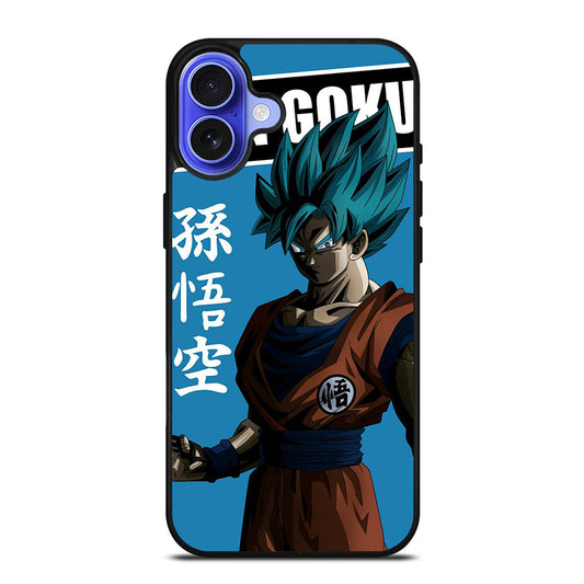 SON GOKU DRAGON BALL SUPER ANIME iPhone 16 Case Cover