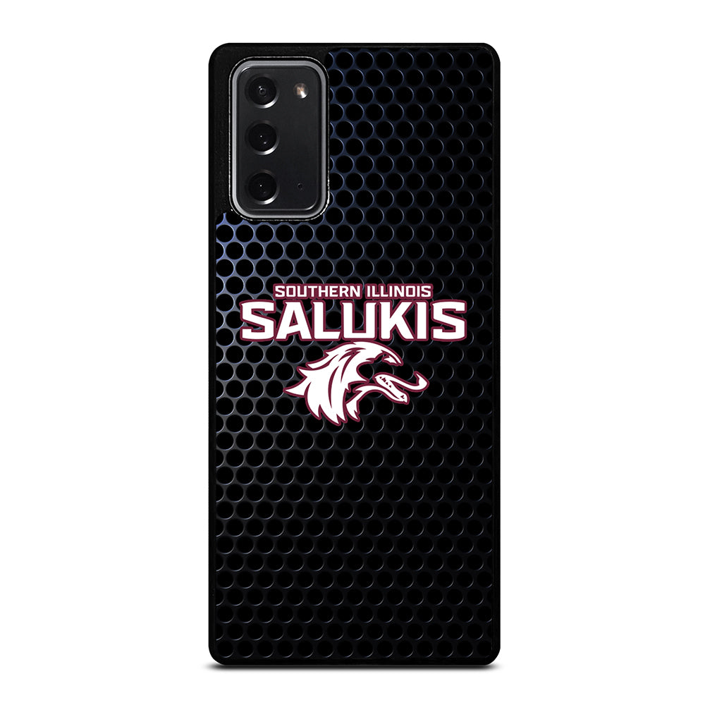 SOUTHERN ILLINOIS SALUKIS METAL LOGO Samsung Galaxy Note 20 Case Cover