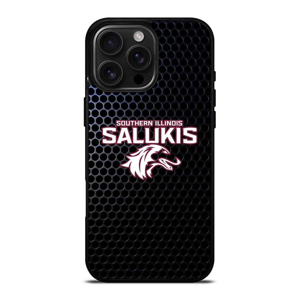 SOUTHERN ILLINOIS SALUKIS METAL LOGO iPhone 16 Pro Max Case Cover