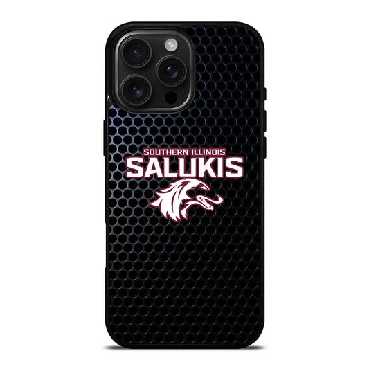 SOUTHERN ILLINOIS SALUKIS METAL LOGO iPhone 16 Pro Max Case Cover