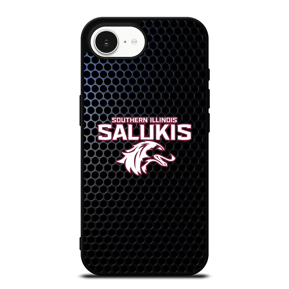 SOUTHERN ILLINOIS SALUKIS METAL LOGO iPhone 16e Case Cover