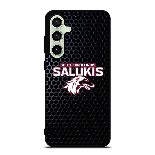 SOUTHERN ILLINOIS SALUKIS METAL LOGO Samsung Galaxy S24 FE Case Cover