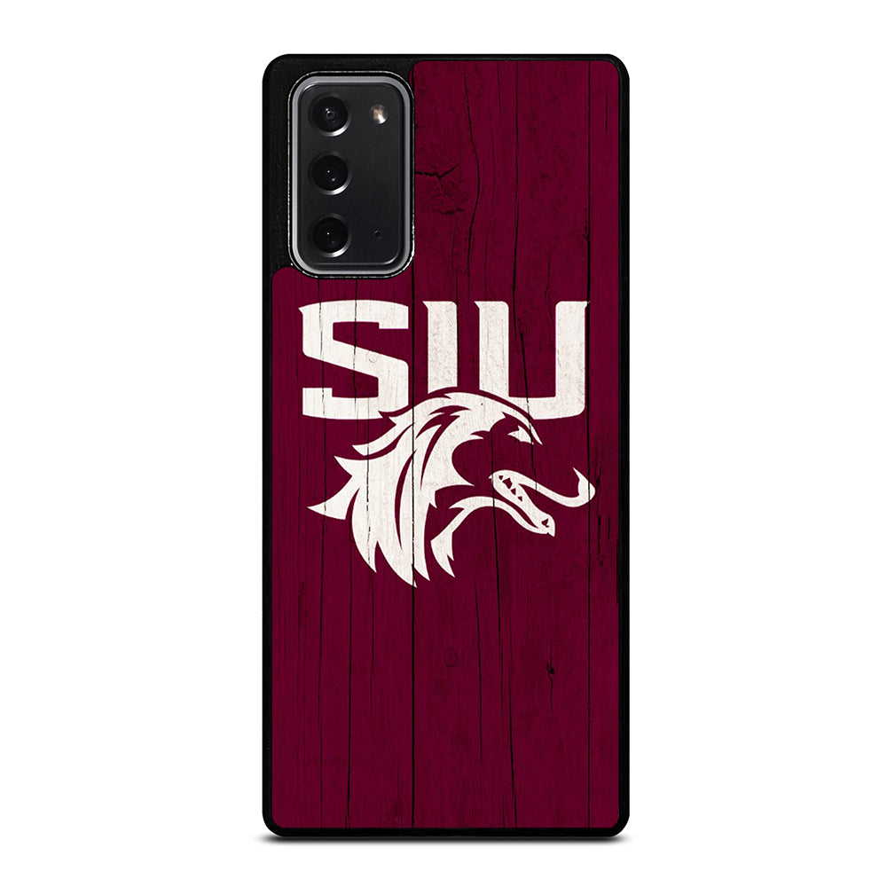 SOUTHERN ILLINOIS SALUKIS WOODEN LOGO Samsung Galaxy Note 20 Case Cover