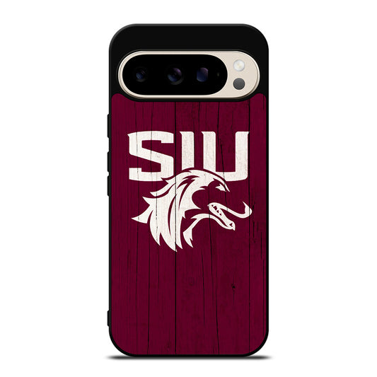 SOUTHERN ILLINOIS SALUKIS WOODEN LOGO Google Pixel 9 Pro Case Cover